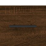 vidaXL Buffet haut chêne marron 69 5x31x115 cm bois d'ingénierie
