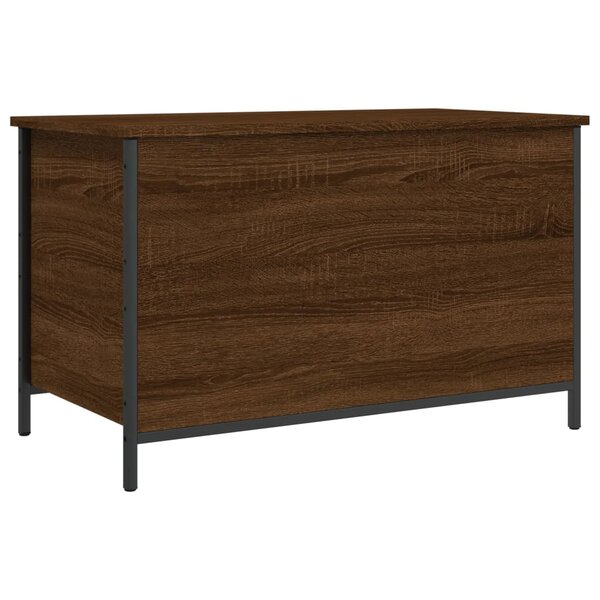 vidaXL Banc de rangement chêne marron 80x42 5x50 cm bois d'ingénierie