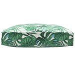 vidaXL Coussin de palette pour siège à motif feuille 80x80x12 cm en tissu Oxford