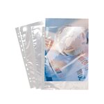 Sachet De 50 Pochettes Perforées Polypropylène Lisse Haute Qualité 9/100e - A4 - Cristal - X 20 - Exacompta