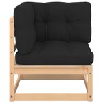 Salon de jardin meuble d'extérieur ensemble de mobilier 9 pièces avec coussins bois de pin massif 02_0017923