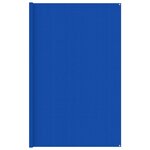 vidaXL Tapis de tente 300x500 cm Bleu PEHD