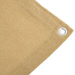 vidaXL Tapis de tente sable 250x600 cm PEHD