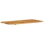 vidaXL Dessus de meuble-lavabo de salle de bain Acacia 114x52x2 5 cm