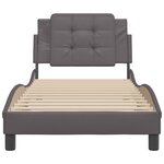 vidaXL Cadre de lit sans matelas gris 80x200 cm similicuir
