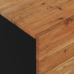 vidaXL Table de chevet 50x33x60cm Bois d'acacia solide et d'ingénierie