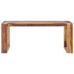 vidaXL Table à manger 180x90x76 cm Bois massif
