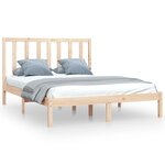 vidaXL Cadre de lit sans matelas bois de pin massif 120x200 cm