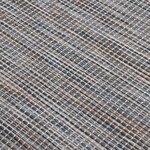 vidaXL Tapis à tissage plat d'extérieur 160x230 cm Marron et bleu