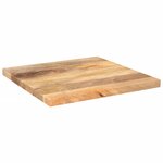 vidaXL Dessus de table 40x40x3 8 cm carré bois massif manguier