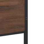 vidaXL Cadre de lit métal avec tête de lit et pied de lit 80x200 cm