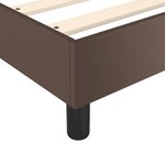 vidaXL Cadre de lit sans matelas marron 140x200 cm similicuir