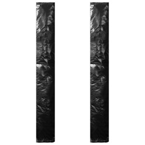 vidaXL Housses de parasol avec fermeture éclair 2 Pièces PE 200 cm