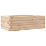 vidaXL Jardinière 70x40x23 cm bois de pin massif