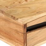vidaXL Table basse 88x50x42 cm Bois d'acacia solide