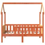 vidaXL Cadre de lit d'enfants forme de maison 70x140cm bois pin massif