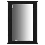 Set de meubles de salle de bain 3 pièces en bois d'ingénierie chêne noir