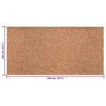 vidaXL Rouleau de liège 100x200 cm 5 mm