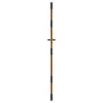vidaXL Portail de jardin 85x175 cm acier corten conception d'herbe
