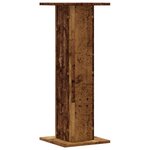 vidaXL Supports pour plantes 2 Pièces vieux bois bois d'ingénierie