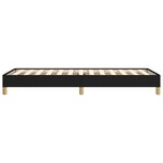 vidaXL Cadre de lit sans matelas noir 90x190 cm tissu