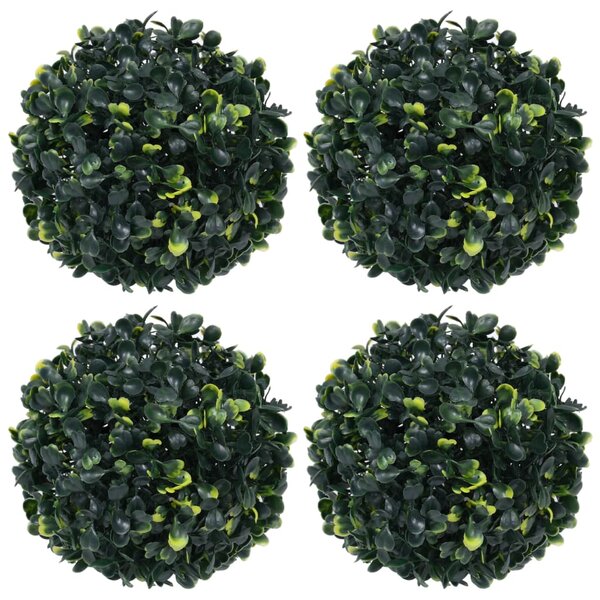 vidaXL Boules de buis artificielles 4 Pièces 12 cm