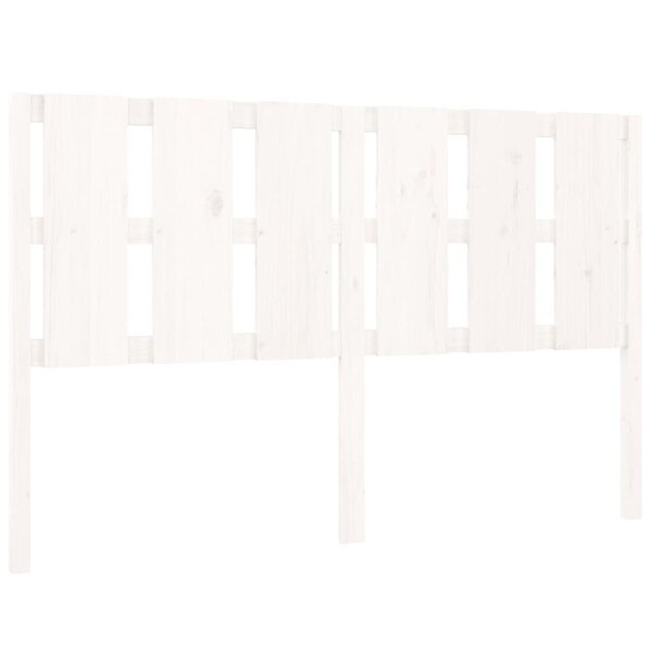 vidaXL Tête de lit blanc 155 5x4x100 cm bois massif de pin