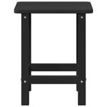 vidaXL Table d'appoint Adirondack Noir 38x38x45 cm HDPE