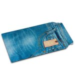 Lot de 5 enveloppes carton b-box 4 imprimée jeans format 250x353 mm