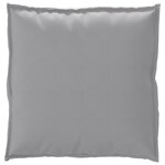 Coussin de palette vidaXL pour siège Gris 70x70x12 cm en tissu Oxford