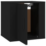 vidaXL Meuble TV mural Noir 40x34 5x40 cm