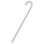 vidaXL Piquets de tente 12 Pièces 41 5 cm Ø12 mm acier galvanisé
