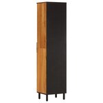 vidaXL Armoire de salle de bain 38x33x160 cm bois massif d'acacia