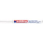 Marqueur Peinture Brillante 751 Blanc Pointe Moyenne 1-2 mm x 10 EDDING
