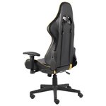vidaXL Chaise de jeu pivotante Doré PVC