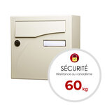 Boîte aux lettres  Préface compact Ivoire brillant RAL 1015B