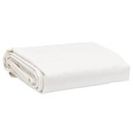 vidaXL Bâche blanc Ø 2 6 m 650 g/m²