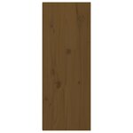 vidaXL Armoires murales 2Pièces Marron miel 30x30x80cm Bois de pin massif