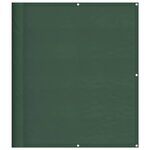vidaXL Écran de balcon vert foncé 120x1000 cm 100  polyester oxford
