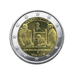 Monnaie 2 euros commémorative italie 2018 - constitution de la république