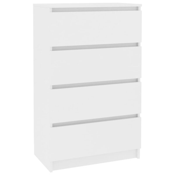 vidaXL Buffet Blanc 60x35x98 5 cm Bois d'ingénierie