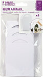 Boites Cadeaux Petit Sac Blanc 7x10 cm 6 pièces