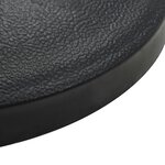 vidaXL Socle demi-rond de parasol Polyrésine 9 kg Noir
