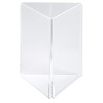Porte-visuel Tryptique Dl - Cristal - X 10 - Exacompta