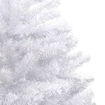 vidaXL Sapin de Noël artificiel à charnières avec neige floquée 150 cm