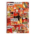 1 Cahier à Spirales A4 - 100 pages Lignées - Astérix et Obélix Visuel Aléatoire