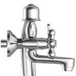 SCHÜTTE Mitigeur de baignoire à 2 poignées et douchette ELK chrome