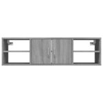 vidaXL Étagère murale Sonoma gris 102x30x29 cm Bois ingénierie