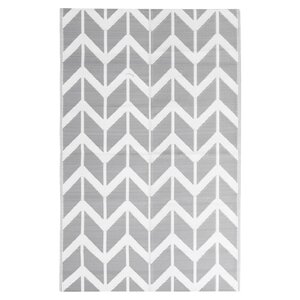 vidaXL Tapis d'extérieur Gris 190x290 cm PP