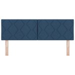 Tête de lit vidaXL Design blocs de diamants bleue 144 cm tissu